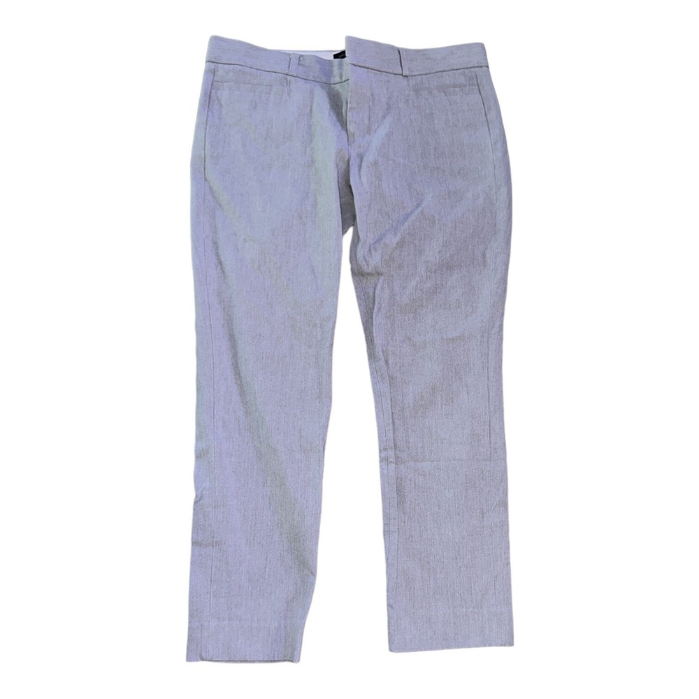 Banana Republic Sloan Capri Pants Women's Size 6 Gray Slim Fit Stretch